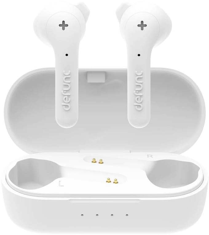 Defunc True BASIC II Draadloze Oordopjes – Wit – Bluetooth Earbuds met Touch Control