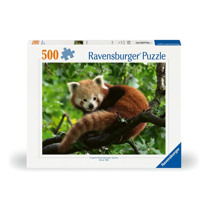 Ravensburger puzzel rode panda legpuzzel - 500 stukjes dieren.
