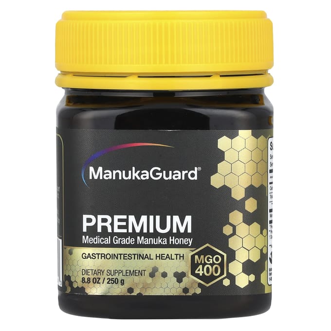 ManukaGuard, Premium Medische Kwaliteit Manuka Honing, MGO 400, 8.8 oz (250 gram)
