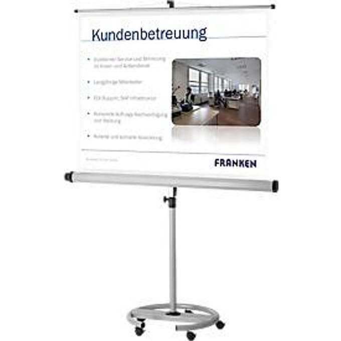 Mobiele statiefprojectiewand Franken Pro, 1800 x 1800 mm