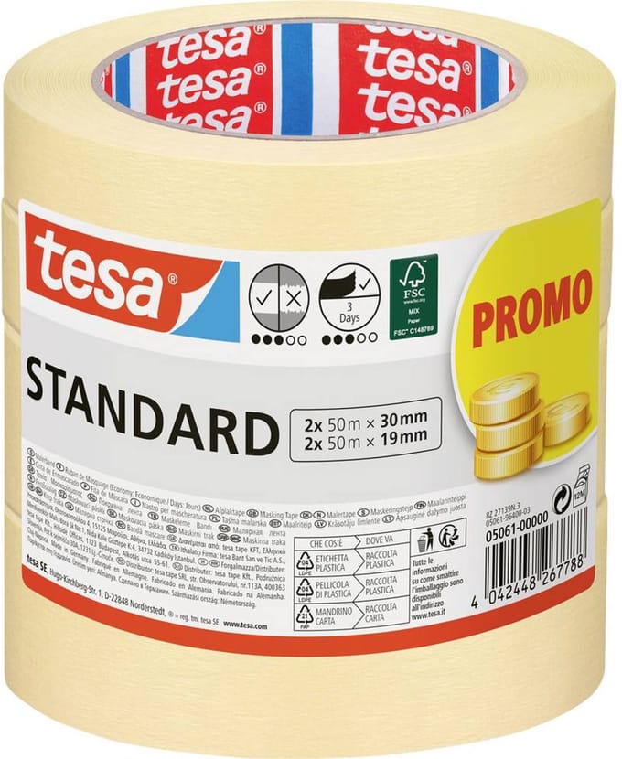 tesa 05061-00000-01 Schilderstape 4 stuk(s)