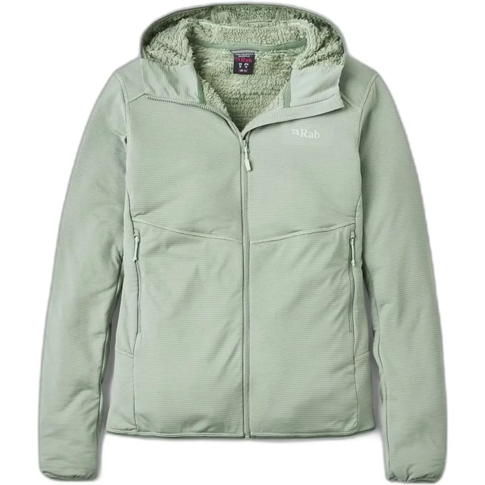 Dames fleece met capuchon Rab Evolute