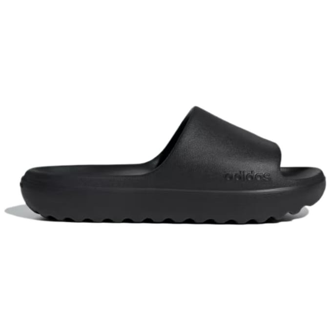 Adidas adilette Slippers en Sandalen Dames - Zwart - Maat 36 2/3 - Mesh/Synthetisch
