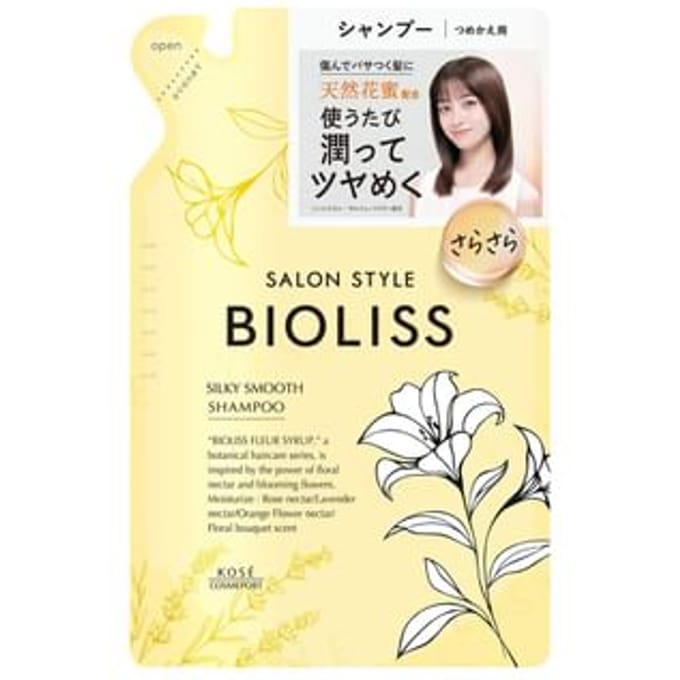 Kose - Bioliss Fleur Syrup Silky Smooth Shampoo Refill 330ml