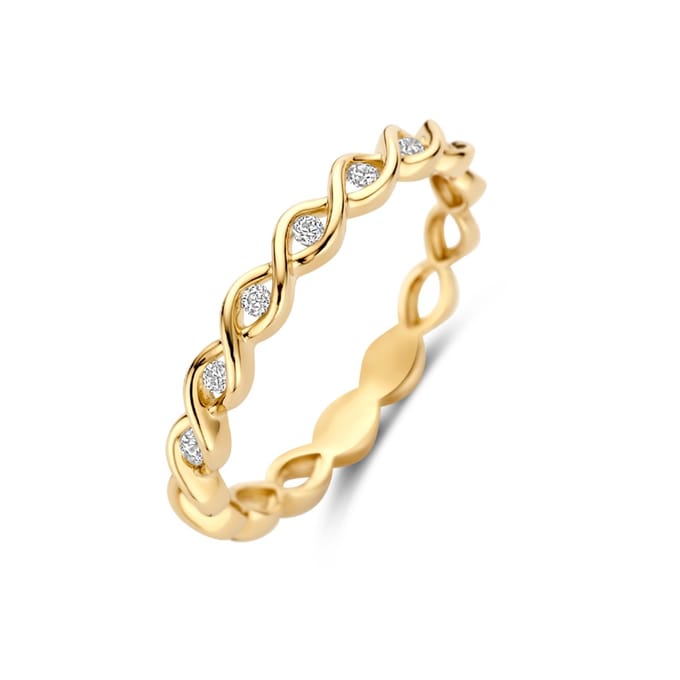 Blush 1259YZI/54 - Dames - 14 karaat goud - Ring - Goud - Maat 54