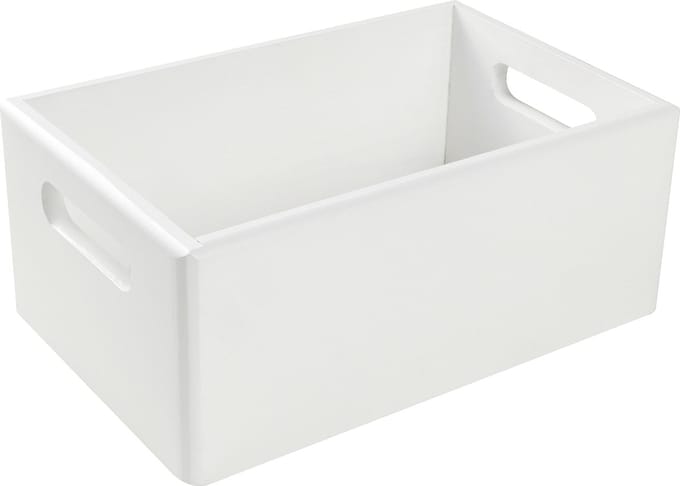 Creative Deco Grote Houten Opbergkist Wit – 30 x 20 x 14 cm – Ongeverfd