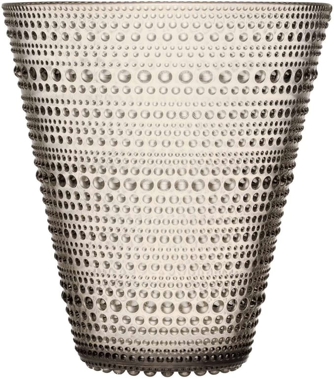 Vaas 154mm, linnen, glas