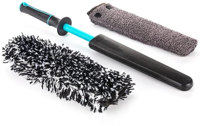 Detail Factory - Wheel Brush Kit - Riptide Teal/Black