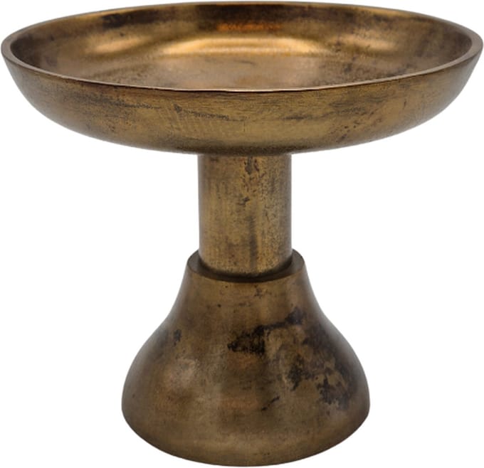 Deco4yourhome® - Etagère - Plateau - Snoepjes - Goud - Gold - Maud -16cm hoog