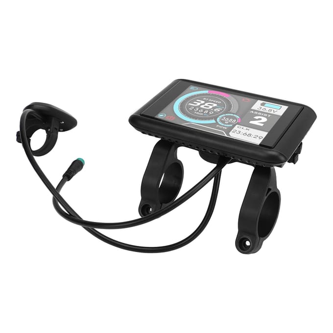 Elektrische Fiets Fiets Paneel UKC1 Kleurendisplay LCD Display voor Elektrische Fiets Scooter met Waterdichte Connector gray