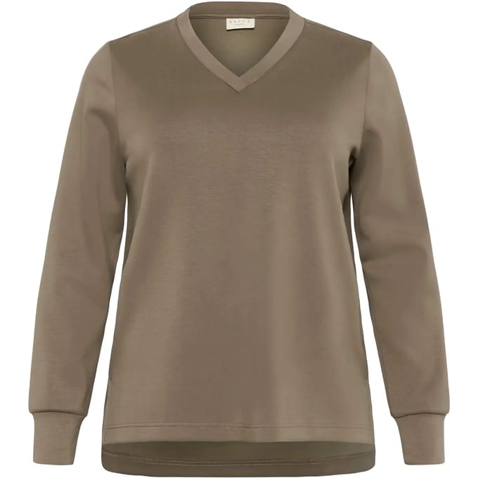 Dames sweatshirt KAFFE Curve Curve KCannita
