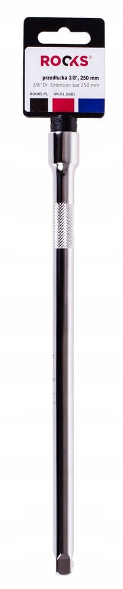 Rooks Verlengstuk 3/8", 250 mm - Chroom-Vanadium Staal