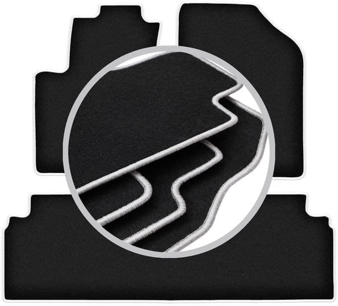 CARLUX-SILVER automatten voor: Hyundai ix20 minivan (2010-2018)
