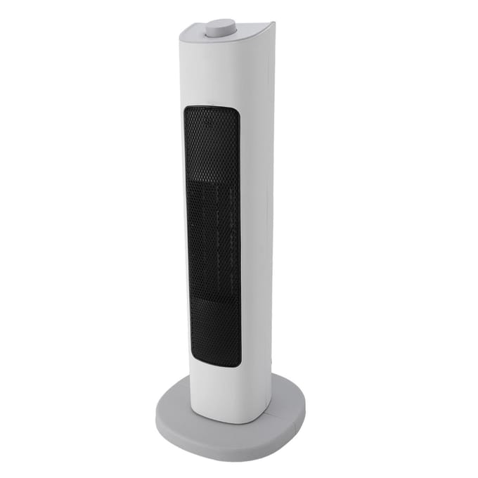 Ventilatorkachel Warm Koud Ventilator Grafeen Verwarming Verticale Elektrische Ruimteverwarmer voor Familiegebruik CN PLUG white