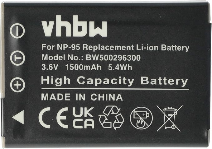 Camera Batterij - Reserve Accu - Fotografie - Hoge Capaciteit - 3.6 Volt