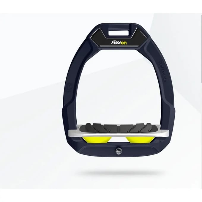 Veiligheidsbeugels voor het paardrijden Hellend Grip Blauw/Grijs/Geel Flex-On Safe-On