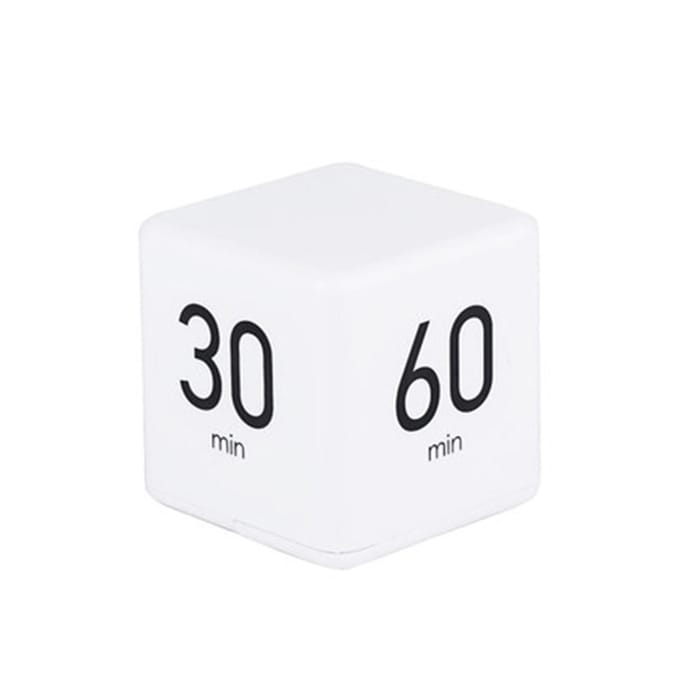 Draagbare kubustimer Digitale keukentimer Aftelalarm 15-20-30-60 minuten Flip-timing met 1-3-5-10