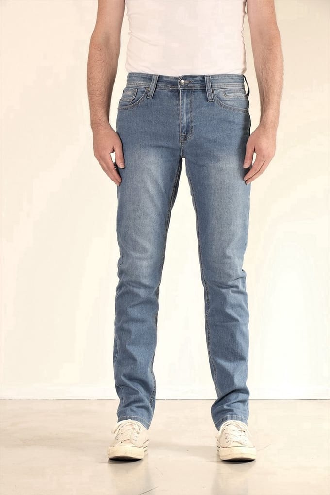 New Star Recycle Slim fit stretch denim light stone Repreve - W33/L34