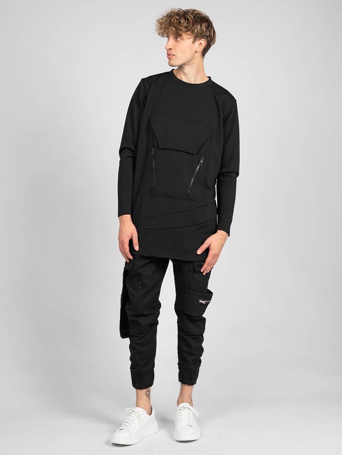 La Haine Inside Us blouse Crazaay Mannen zwart