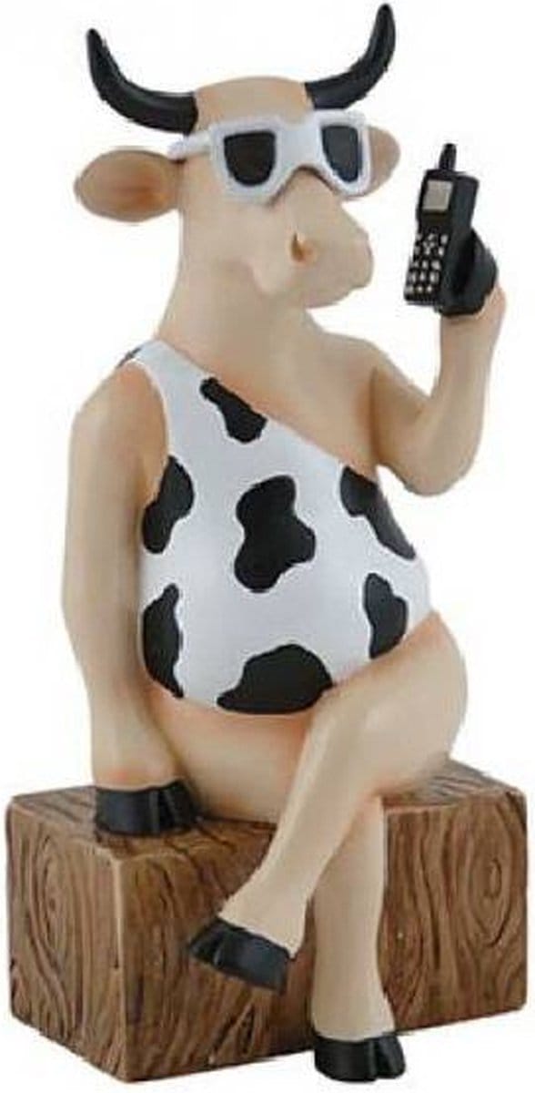 CowParade | Call Me Now | Medium resin