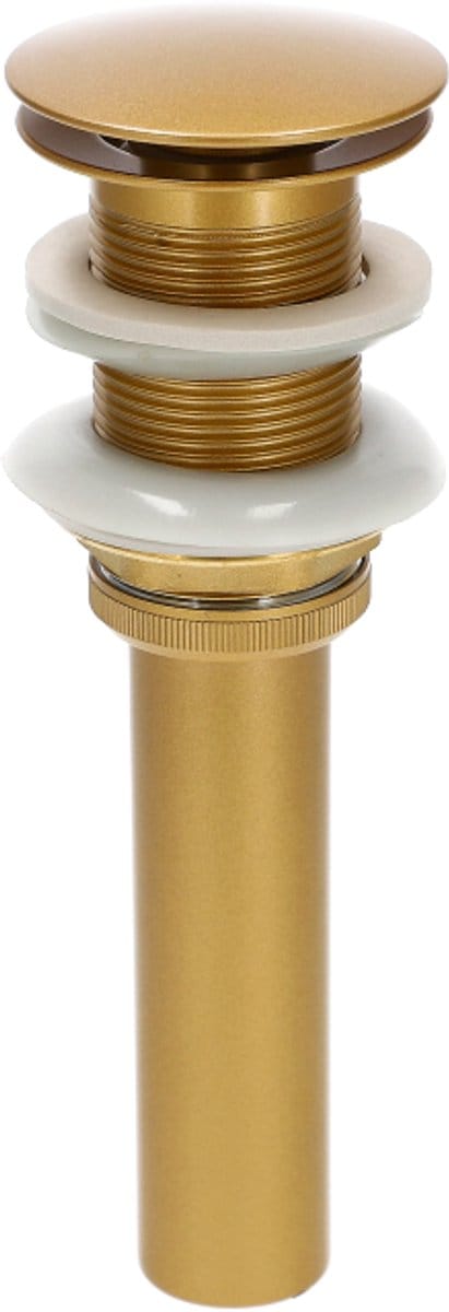 SEART GOLD GLEN Serie - Wastafelstop - Antiek Messing - Zonder Overloop