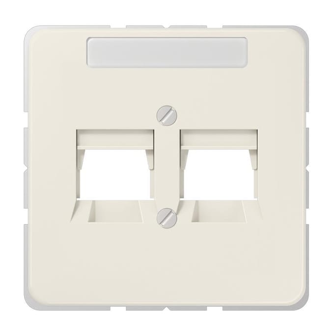 Jung CD500 Insteekplaat Schakelmateriaal - 569-2NAT
