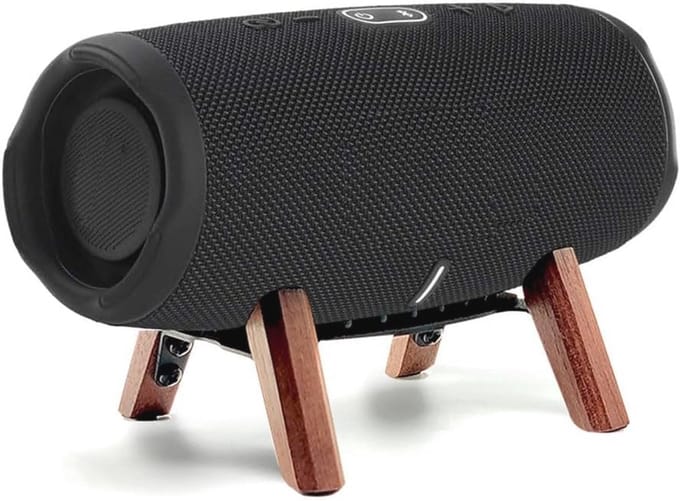 Houten Standaard voor Draagbare Bluetooth Luidsprekers - Stevige Houten Houder voor Charge 3, 4, 5, 6 en Flip 4, 5, 6