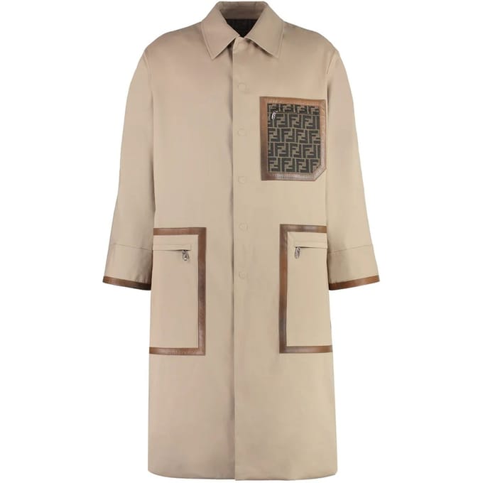 Fendi omkeerbare trenchcoat