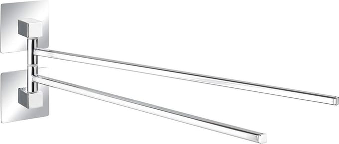 Wenko Handdoekrek Quadro Turbo-loc Rvs 40 Cm Zilver