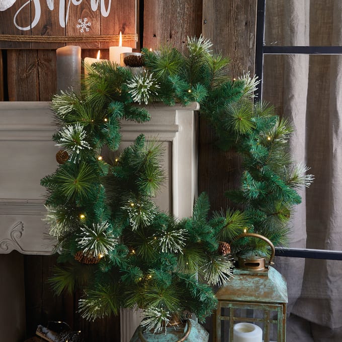 LOBERON LED-guirlande Derval groen