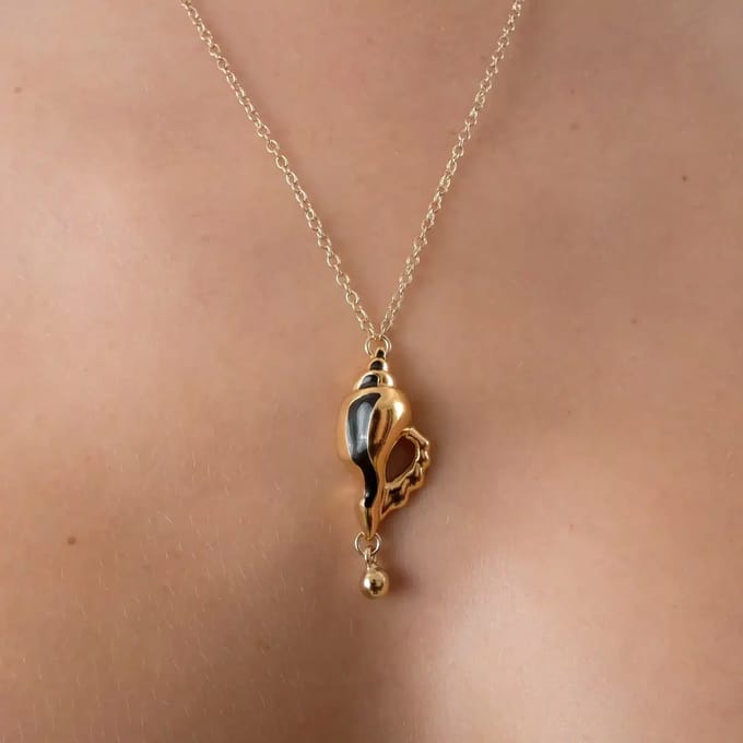 Sylvie Monthulé | Gouden Dames Ketting | Ocean