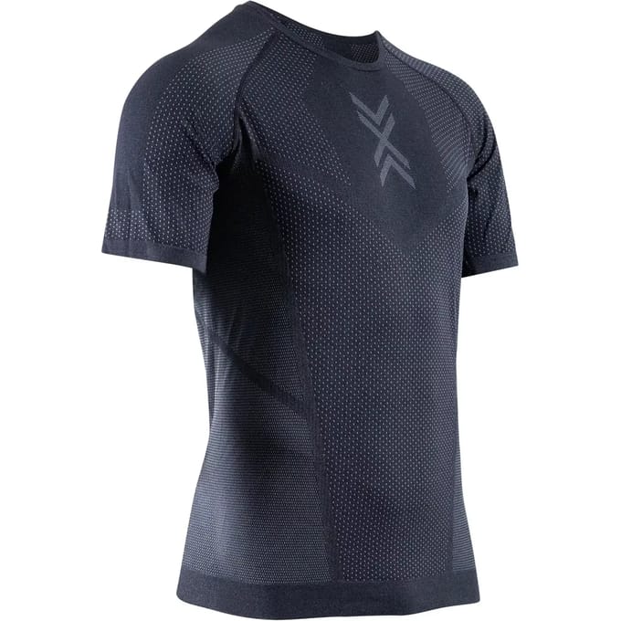 X-Bionic Xceed Hardloopshirt Korte Mouwen Heren X Black/Rhino Grey - S