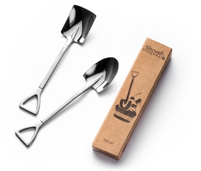 Schop & spade lepeltjes (set van 2)