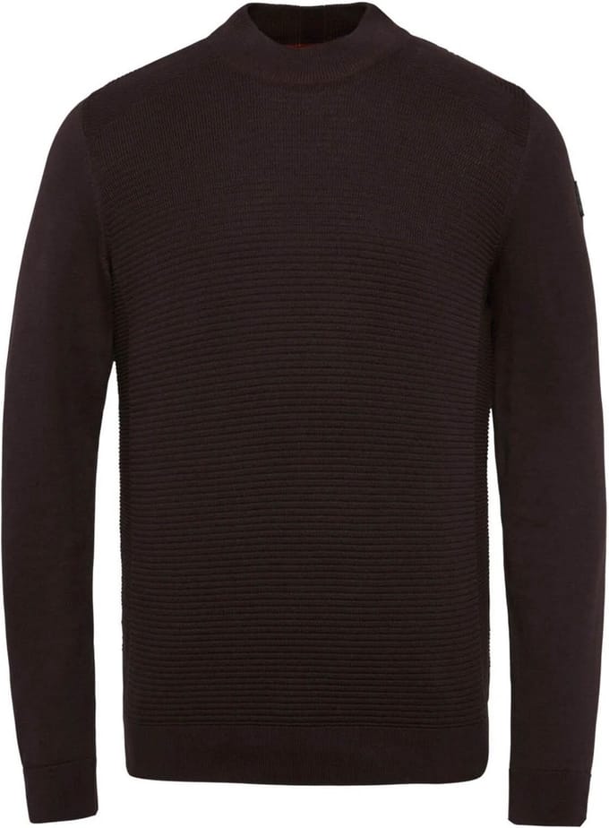 Vanguard - Trui Turtle Donkerbruin - Heren - Maat 3XL - Modern-fit