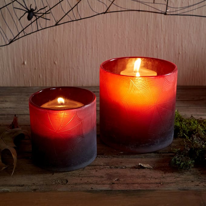 LOBERON Windlicht set van 2 Brannora bruin