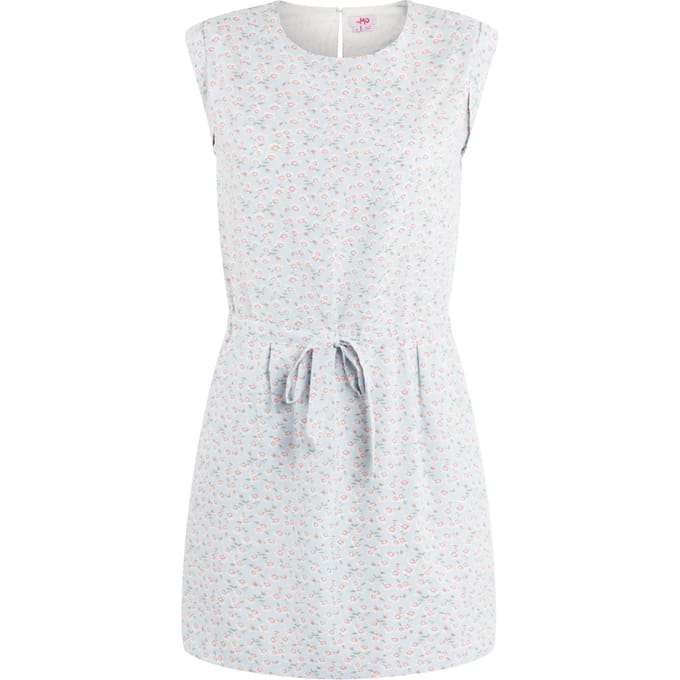 Mymo Jurk met bloemenprint Nolie Dames lichtblauw