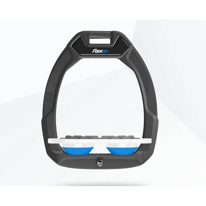 Veiligheidssporen Plat Grip Antraciet/Wit/Blauw Flex-On Safe-On