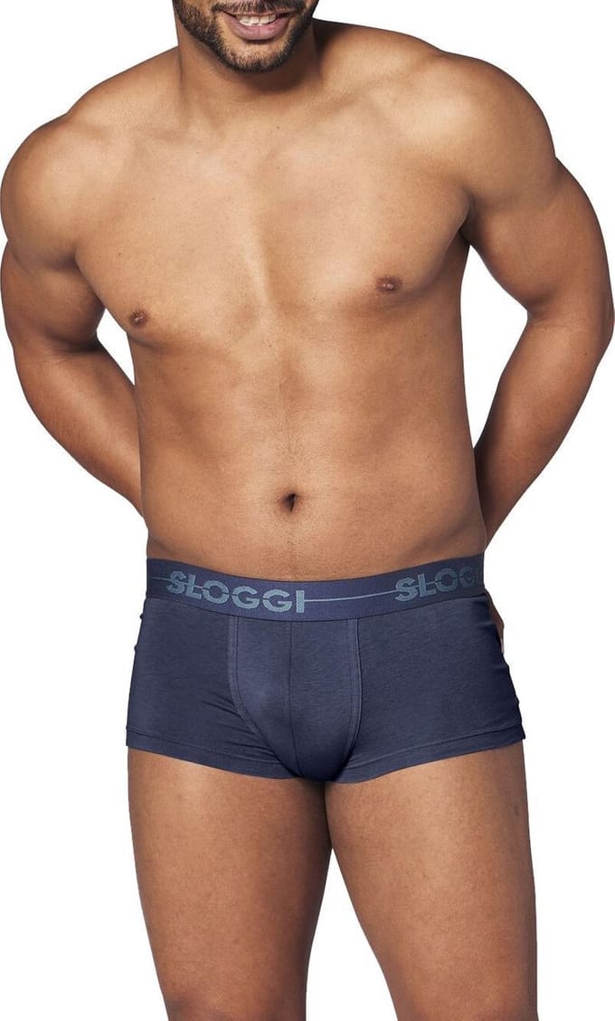 Sloggi Men - XL (7) Go 3Pack Hipster Zwart/Grijs/Blauw