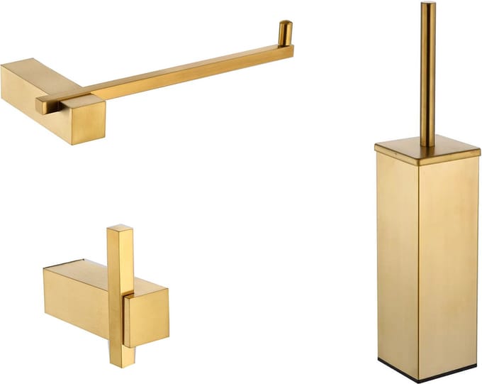 Mawialux - 3-delig toiletaccessoire set - Goud - Jake