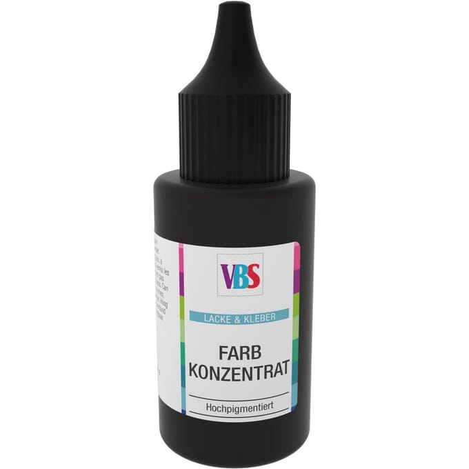 VBS Kleurconcentraat, 25 ml - Zwart
