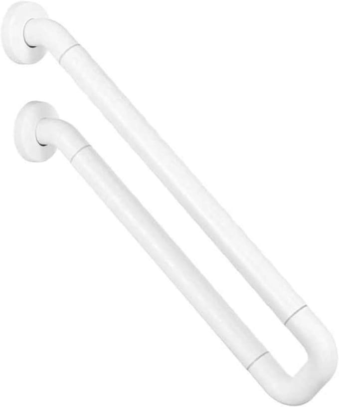 Douchehandgreep - Veiligheidshandgreep - Badkamer Veiligheid - Textuur voor Grip - 350 lbs capaciteit - Wit