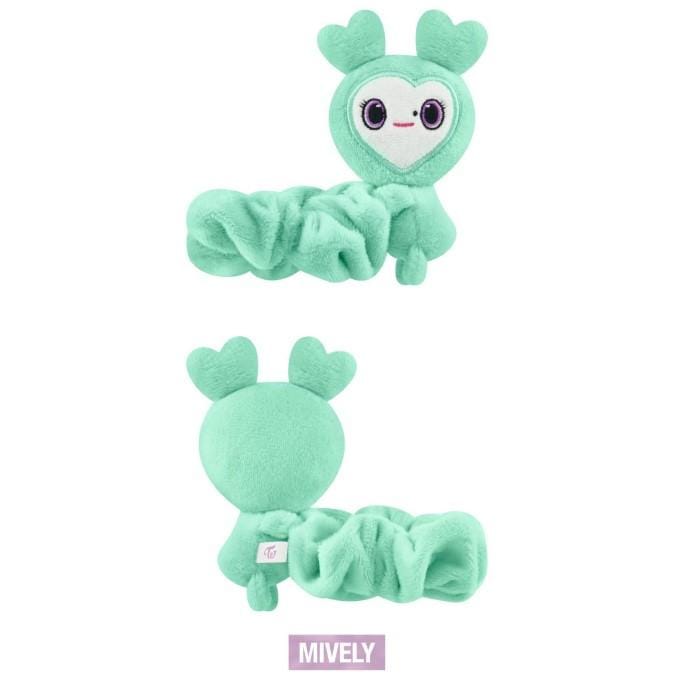 TWICE LOVELY Scrunchie - DIT IS VOOR Mively white