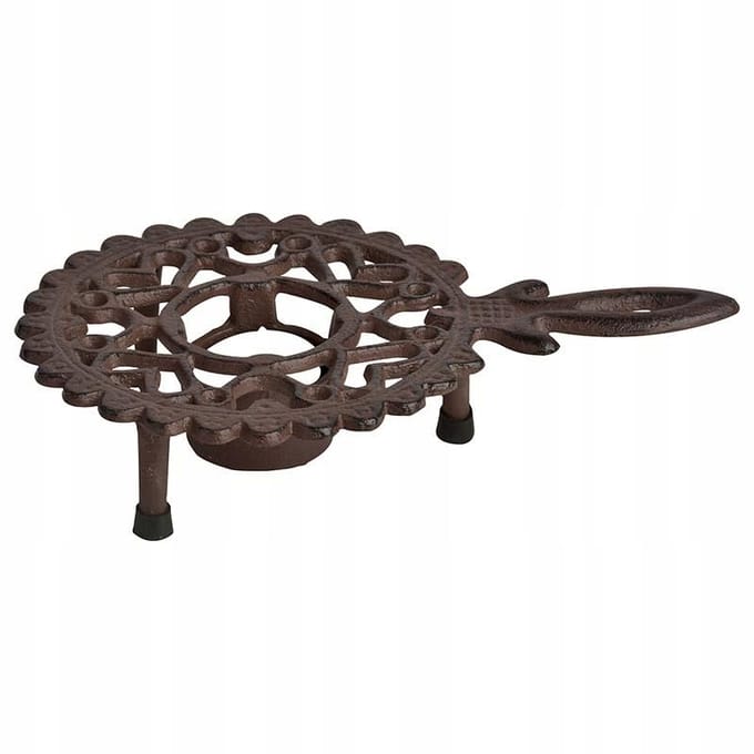 Esschert Design schotelverwarmer rond met handvat - Ø 14.5 cm