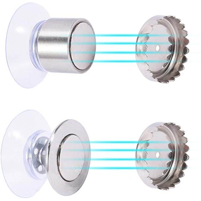 Roestvrijstalen Magnetische Zeephouder Wandmontage Zuignap Zeepbakje Hanger voor Keuken Badkamer white