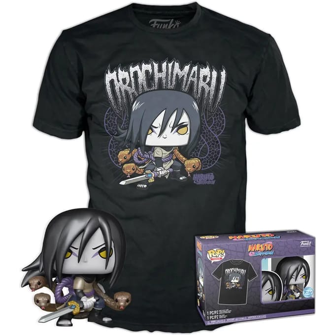 Figurine en t-shirt Funko Pop Naruto Shippuden Orochimaru