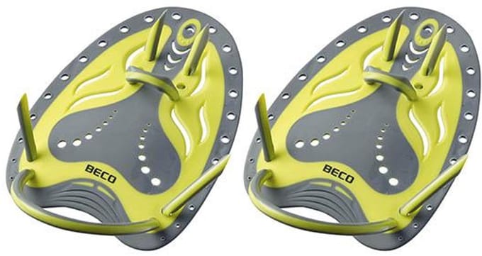 BECO handpeddels Flex - hydronamisch - maat S - geel