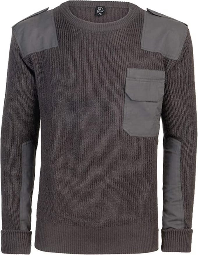 Brandit - Military Sweater/trui - L - Grijs