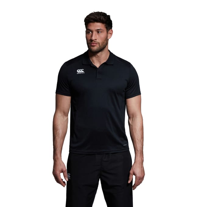 Canterbury Heren Club Dry Poloshirt (Zwart)