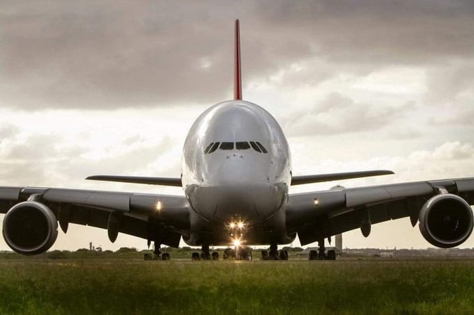 Fotobehang - Airbus 375x250cm - Vliesbehang