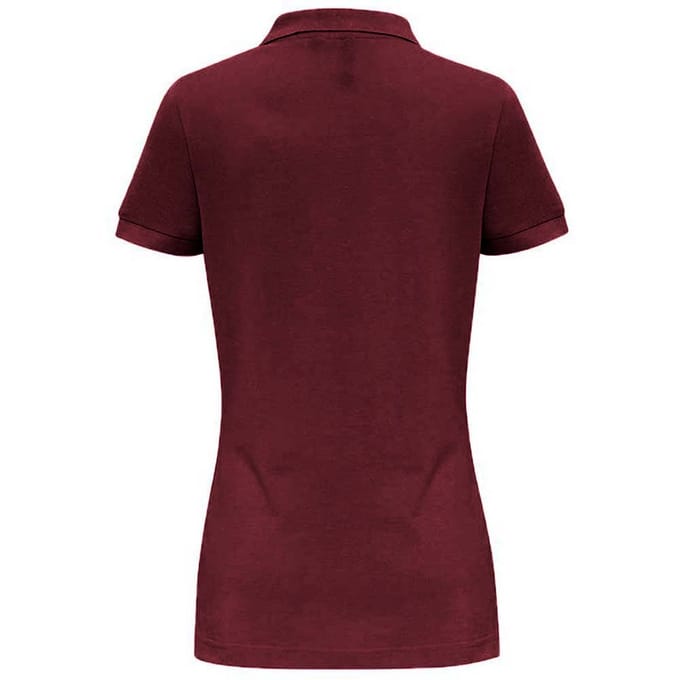 Asquith & Fox Dames/dames Poloshirt met korte mouwen en effen mouwen (Bourgondië)